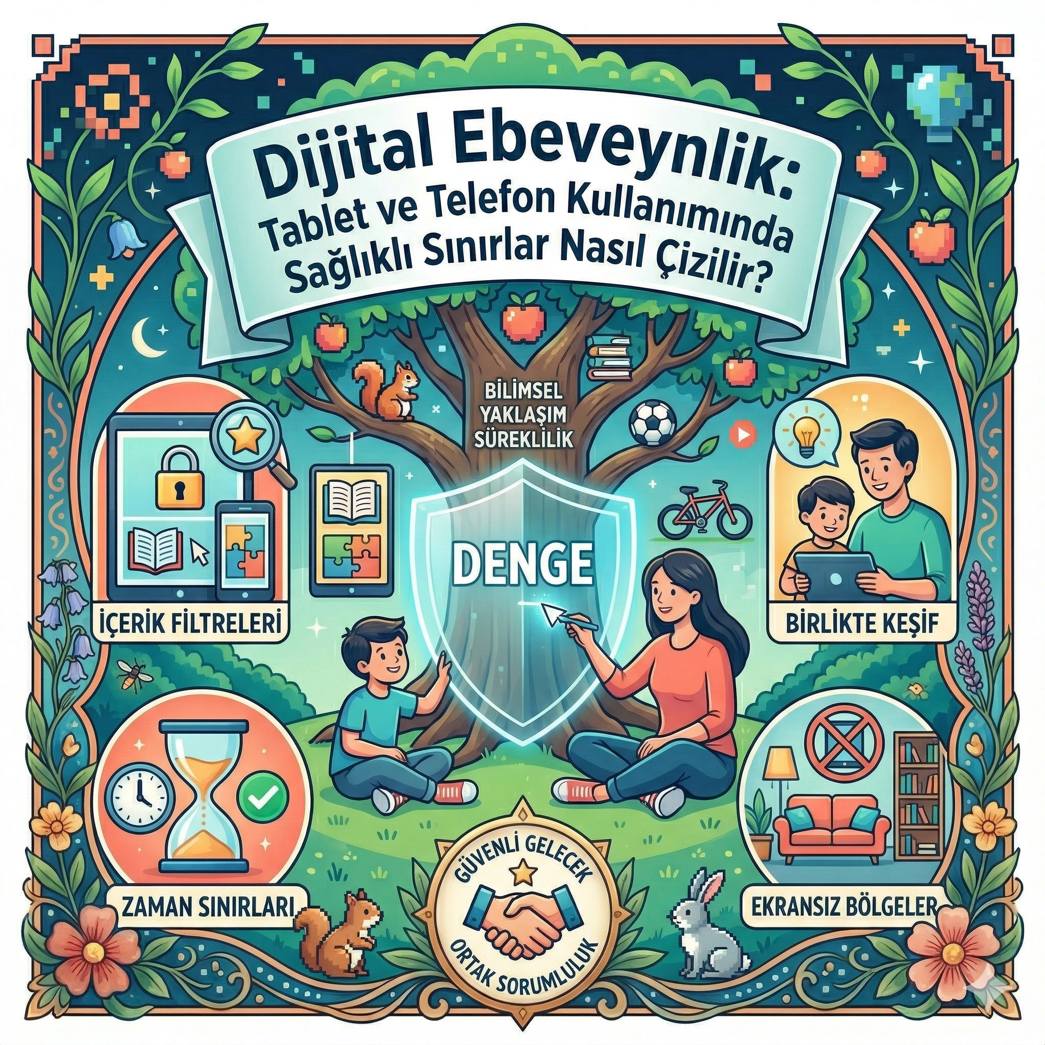 Dijital Ebeveynlik: Tablet ve Telefon Kullanımında Sağlıklı Sınırlar Nasıl Çizilir?