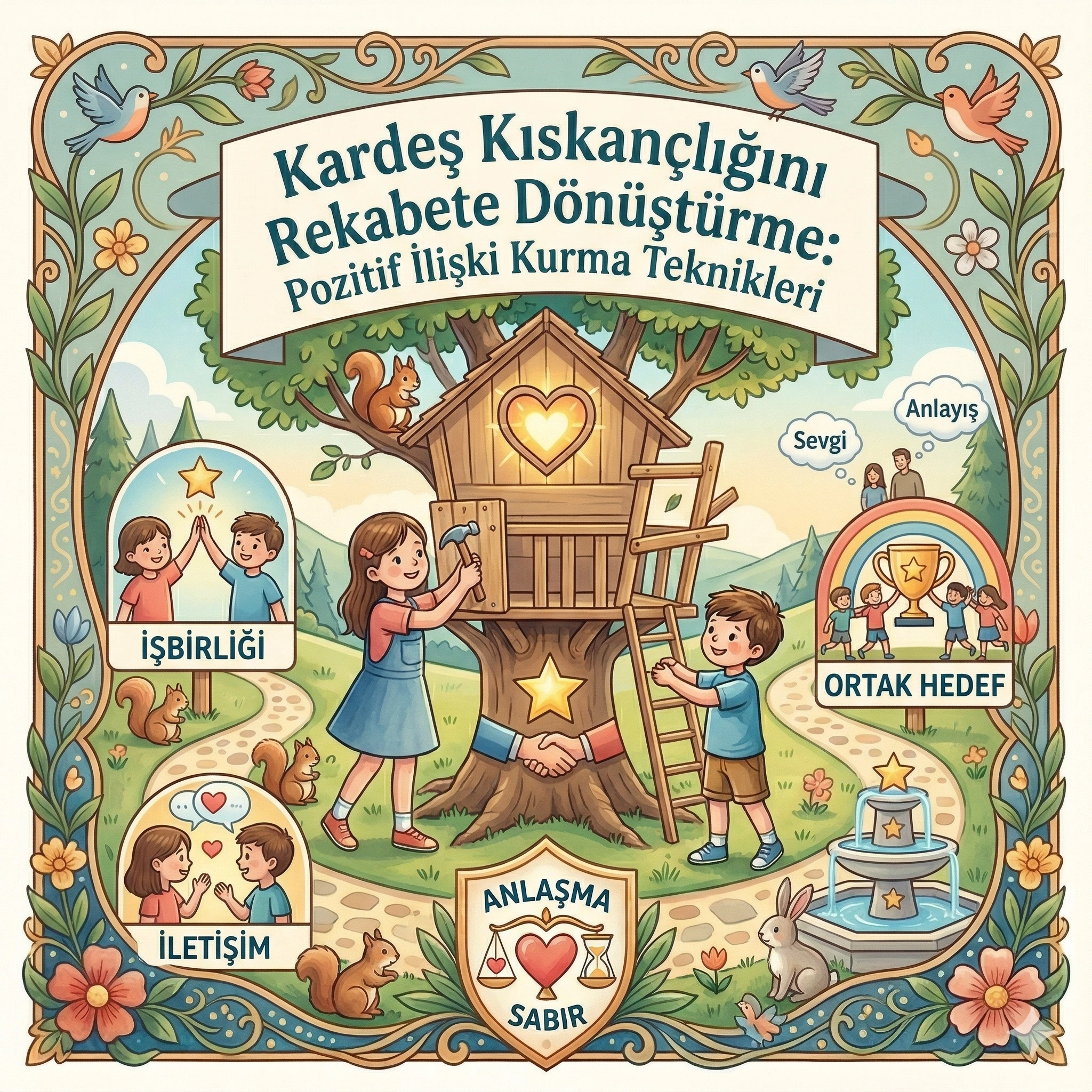 Kardeş Kıskançlığını Rekabete Dönüştürme: Pozitif İlişki Kurma Teknikleri