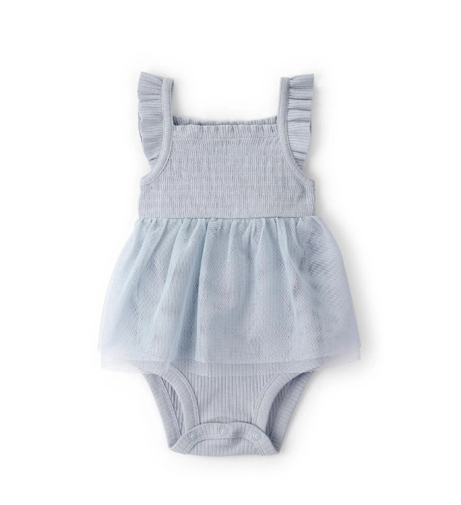 Carters Kız Bebek Kısa Tulum 1U542810 Mavi