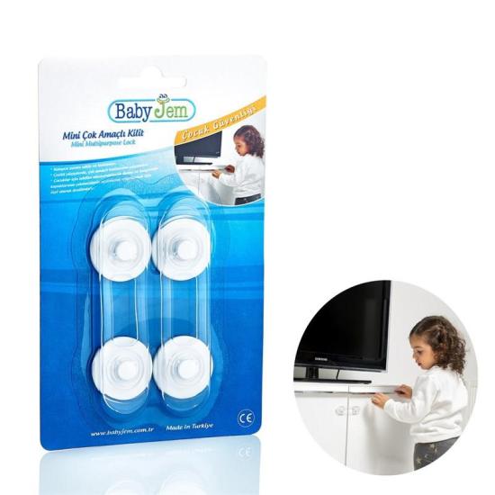 BabyJem Mini Çok Amaçlı Kilit 2’Li 059