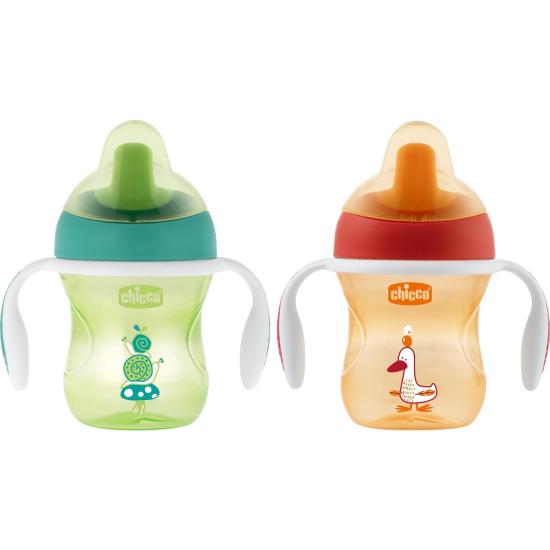 Chicco Yarı Yumuşak Uçlu Alıştırma Bardağı 6 Ay+ Unisex