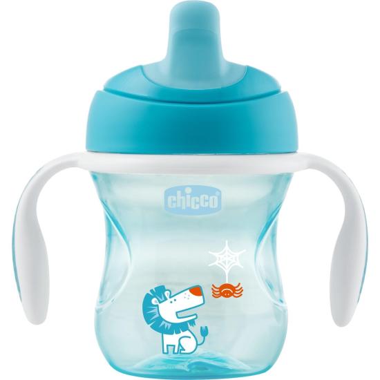Chicco Yarı Yumuşak Uçlu Alıştırma Bardağı 6 Ay+ Kız