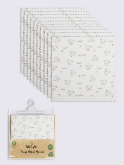Bistyle Koala 20x20 10’Lu Penye Mendil 90165 Ekru