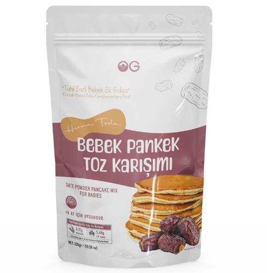 OG Natural Hurma Tozlu Bebek Pankek Toz Karışımı 300 Gr
