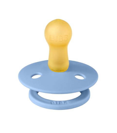 Bibs Studio Colour Block Kauçuk Emzik 0-6 Ay Sky Blue