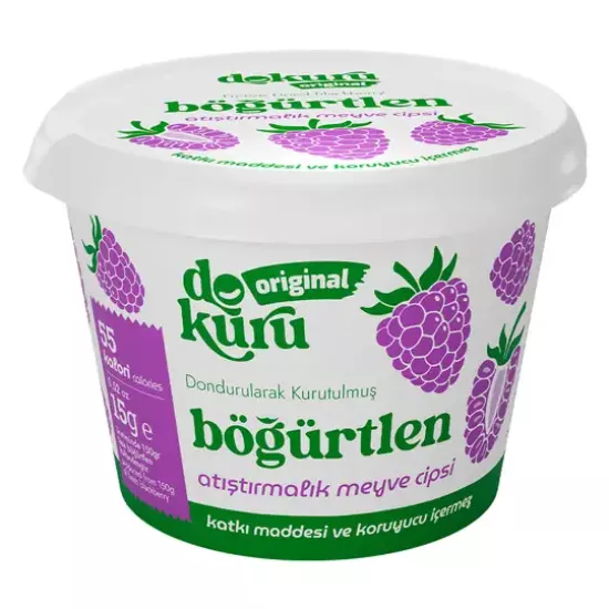 Dokuru Original Böğürtlen Atıştırmalık Meyve Cipsi 15gr