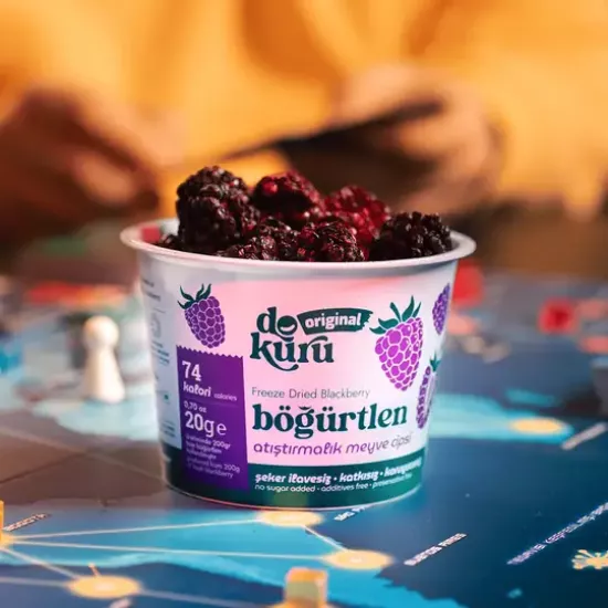 Dokuru Original Böğürtlen Atıştırmalık Meyve Cipsi 15gr