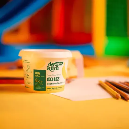 Dokuru Original Muz Atıştırmalık Meyve Cipsi 30gr