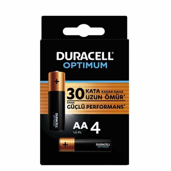 Duracell 4’Lü Optimum AA Kalem Pil