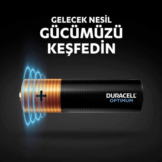 Duracell 4’Lü Optimum AA Kalem Pil