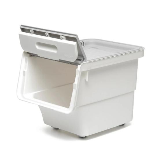 Motek Çok Amaçlı Tekerlekli Organizer 12 Lt Tek Modül Gri Beyaz