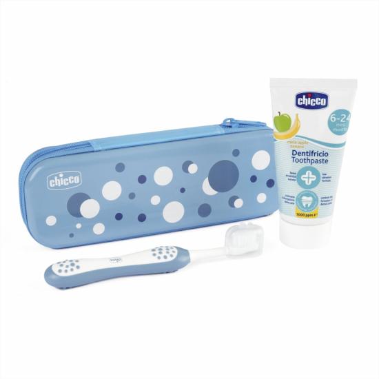 Chicco Diş Fırçası Seti 6+ Ay Blue