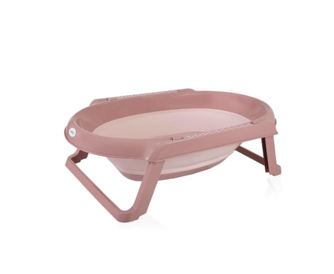 BabyJem Katlanır Banyo 5’Li Küvet Seti 596 Somon