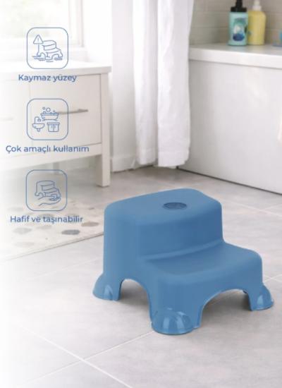 BabyJem Çok Amaçlı Katlı Basamak 516 (Yeni) İndigo Mavi