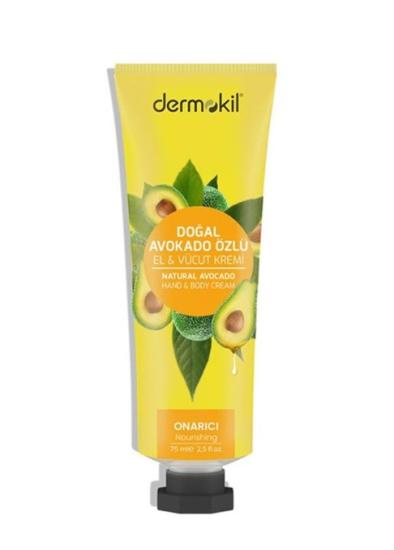 Dermokil Doğal El ve Vücut Kremi 75 ml Avokado