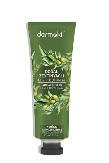 Dermokil Doğal El ve Vücut Kremi 75 ml Zeytinyağlı