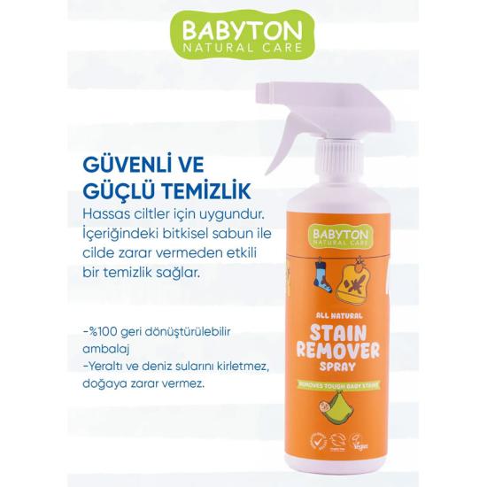 Babyton Doğal Leke Çıkarıcı Sprey 500 ml
