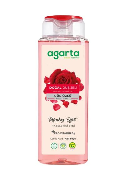 Agarta Doğal Duş Jeli 400 ml Gül