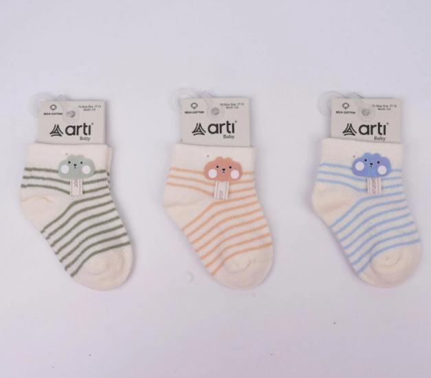 Katamino Taner Aksesuarlı Erkek Bebek Soket Çorap K46346 Asorti