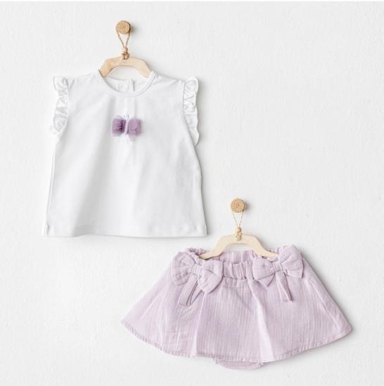 Andywawa AC25575 Magical Butterlfy 2’Li Bebe Takım Lila