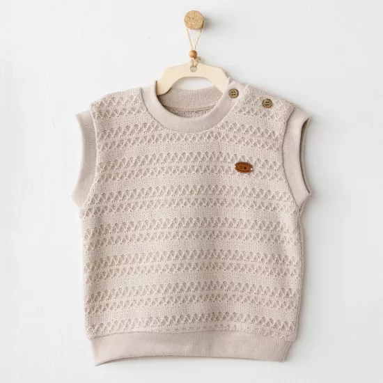 Andywawa AC26133 Wawa Exclusive Yelek Beige