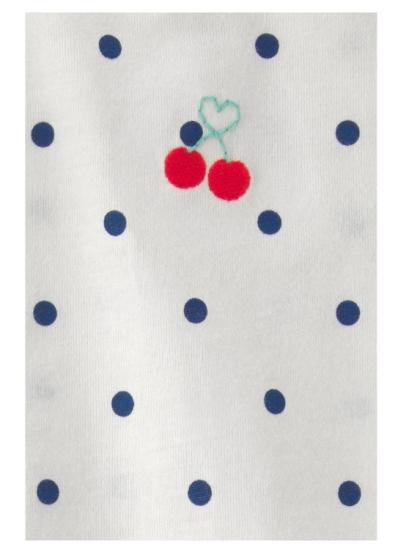 Carters Kız Bebek Body Şort Set 1U564310 Mavi