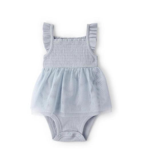 Carters Kız Bebek Kısa Tulum 1U542810 Mavi