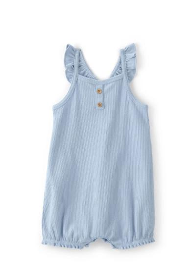 Carters Kız Bebek Kısa Tulum 1U729410 Mavi