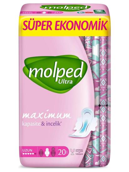 Molped Ultra Anatomik Uzun Ped Süper Eko 20’li
