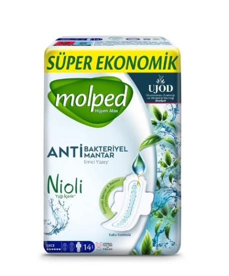 Molped Hijyen Max Süper Eko Gece Ped 14’lü