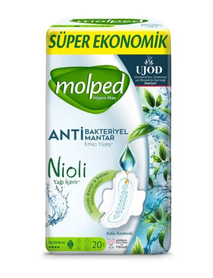 Molped Hijyen Max Süper Eko Normal Ped 20’li
